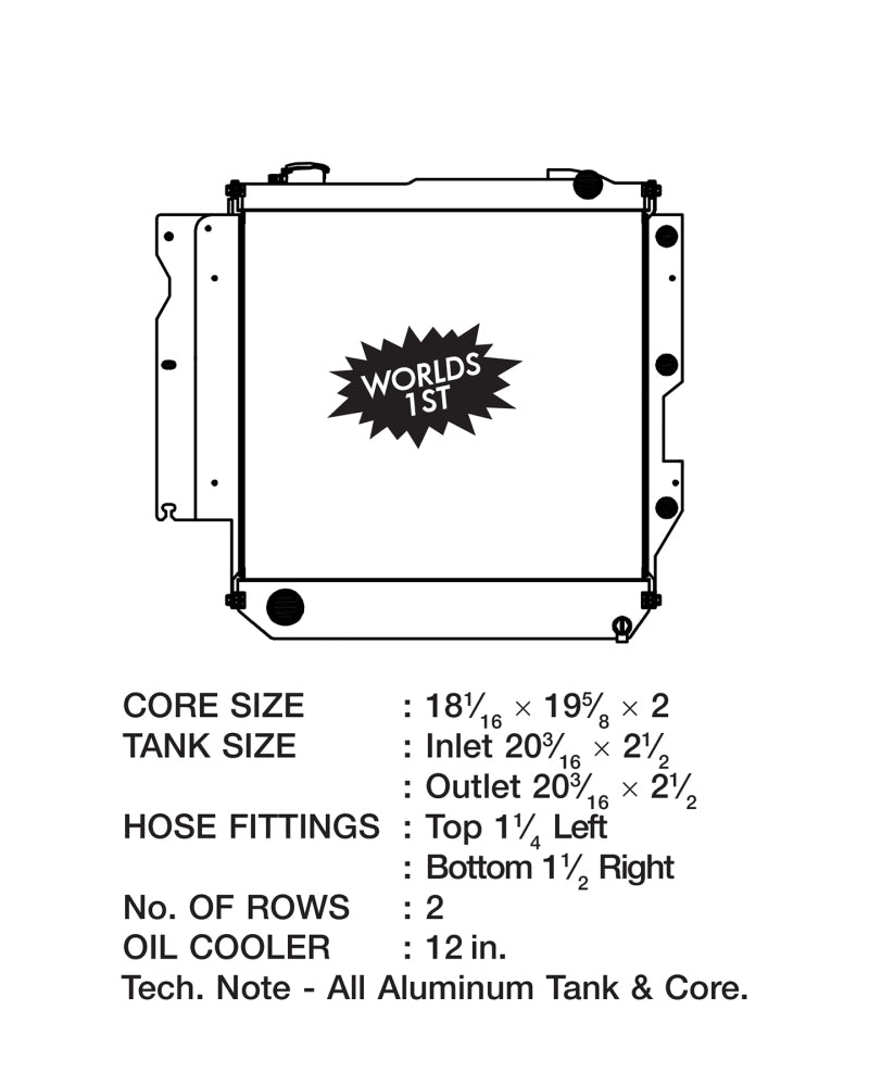 CSF 05-06 Jeep Wrangler Radiator