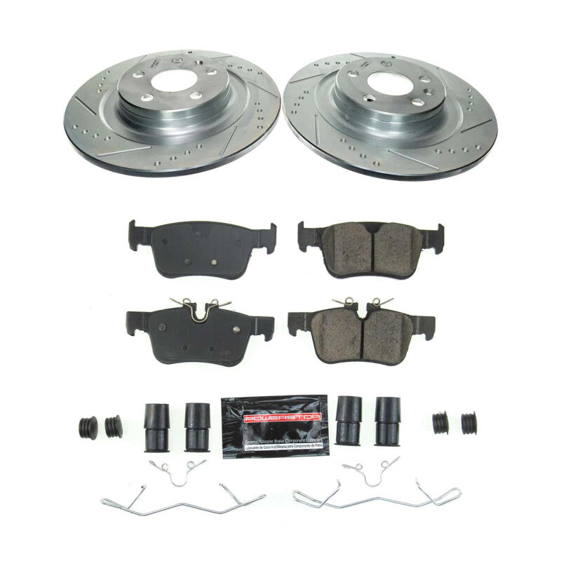 Power Stop 18-21 Volvo XC60 Rear Z23 Evolution Brake Kit