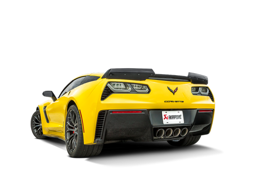 Akrapovic 14-17 Chevrolet Corvette Z06 (C7) Slip-On Line (Titanium) w/ Carbon Tips