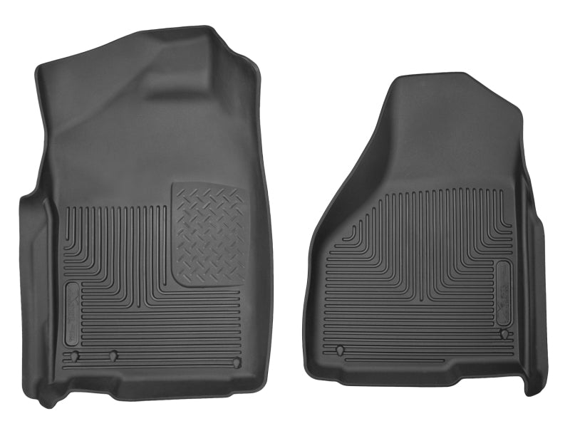 Husky Liners 09-14 Dodge Ram/Ram Quad Cab X-Act Contour Black Front Floor Liners