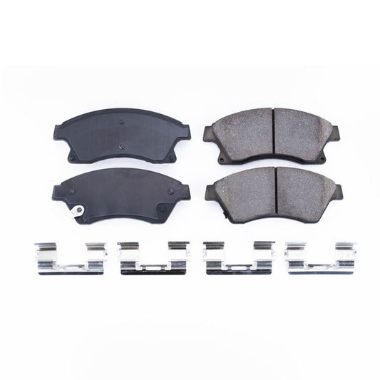 Power Stop 11-15 Chevrolet Cruze Front Z17 Evolution Ceramic Brake Pads w/Hardware