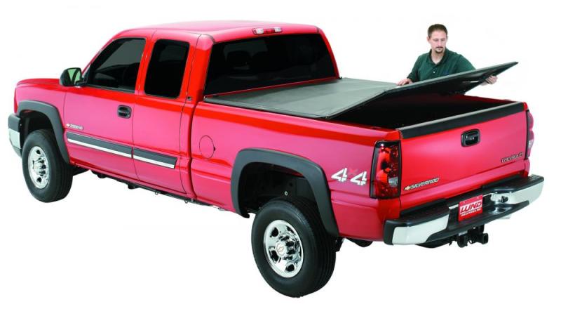 Lund 04-14 Ford F-150 (6.5ft. Bed) Genesis Tri-Fold Tonneau Cover - Black