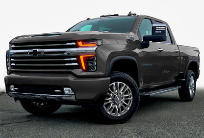 Oracle 20-21 Chevy Silverado HD 2500 RGB+W Headlight DRL Kit - ColorSHIFT w/o Cntrl SEE WARRANTY