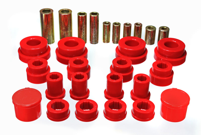 Energy Suspension 02-09 350Z / 03-07 Infiniti G35 Red Front Control Arm Bushing Set