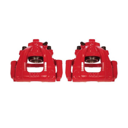 Power Stop 02-06 Mini Cooper Front Red Calipers w/Brackets - Pair