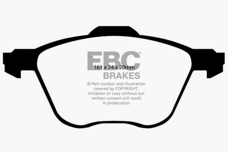 EBC 01 Volkswagen Eurovan 2.8 (313mm) Ultimax2 Front Brake Pads