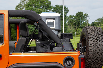 Fishbone Offroad 07-18 Jeep Wrangler JK 4 Door Fisbone Offroad Interior Storage Rack