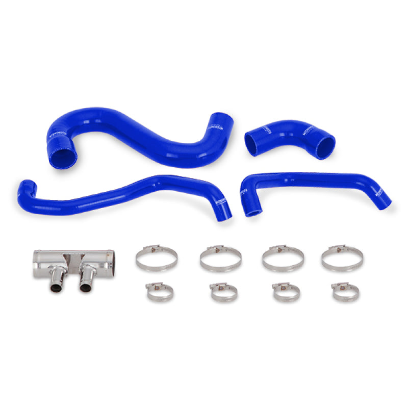 Mishimoto 2015+ Ford Mustang GT Silicone Lower Radiator Hose - Blue