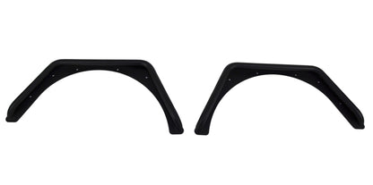 Fishbone Offroad 97-06 Jeep Wrangler TJ Steel Tube Fenders Front 3In Flare - Blk Textured Powdercoat