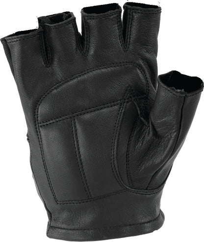 Kuryakyn Leather By River Road Hollister Shorty Gloves Black - Small