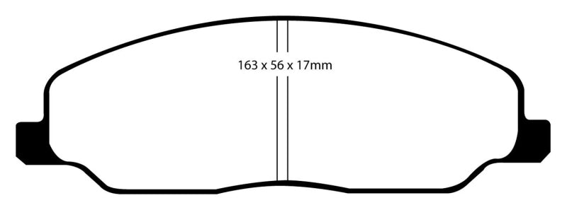 EBC 05-10 Ford Mustang 4.0 Bluestuff Front Brake Pads