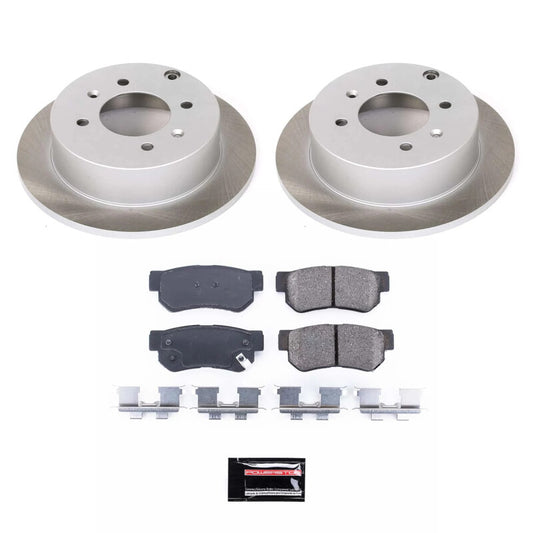 Power Stop 01-06 Kia Optima Rear Semi-Coated Rotor Kit