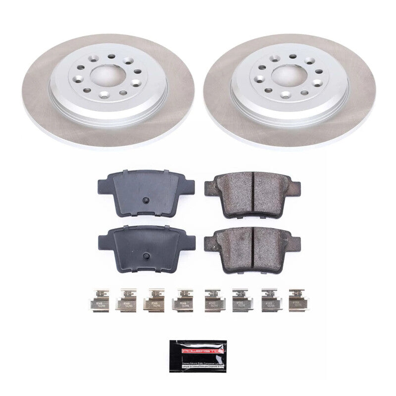 Power Stop 08-09 Mercury Sable Rear Semi-Coated Rotor Kit