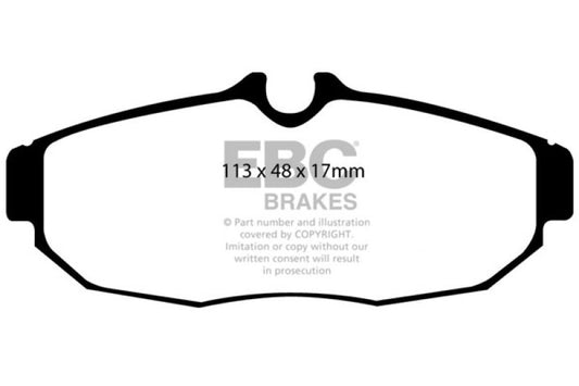 EBC 05-10 Ford Mustang 4.0 Ultimax2 Rear Brake Pads