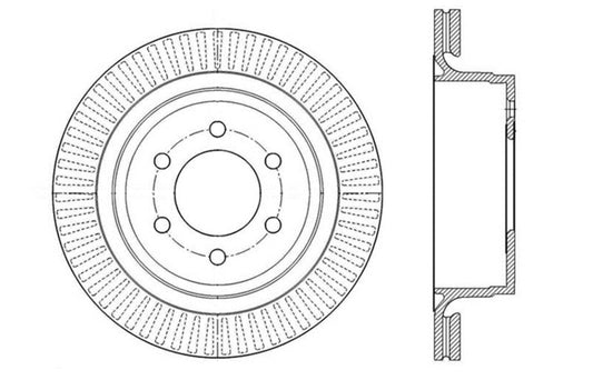 StopTech Drilled Sport Brake Rotor