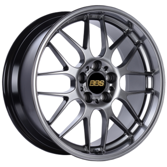 BBS RG-R 19x8.5 5x120 ET32 Diamond Black Wheel -82mm PFS/Clip Required