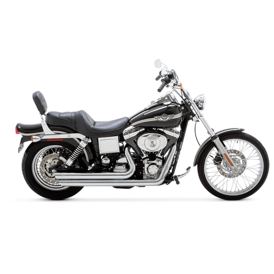 Vance & Hines HD Dyna 06-17 Bigshots Staggered Chrome PCX Full System Exhaust