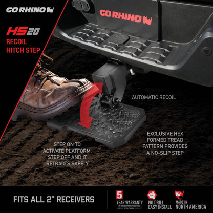 Go Rhino HS-20 Hitch Bumper Step