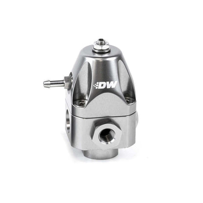 DeatschWerks DWR1000c Adjustable Fuel Pressure Regulator Dual 6AN Inlet and 6AN Outlet - Titanium