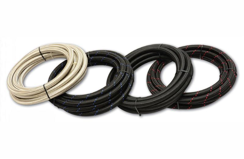 Vibrant -20 AN SS Braided Flex Hose (5 foot roll)