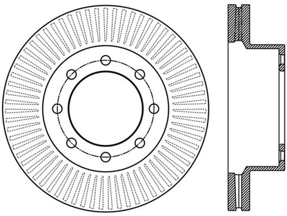 StopTech Power Slot 12-15 Ford F-250/F-350 Front Right Slotted Rotor