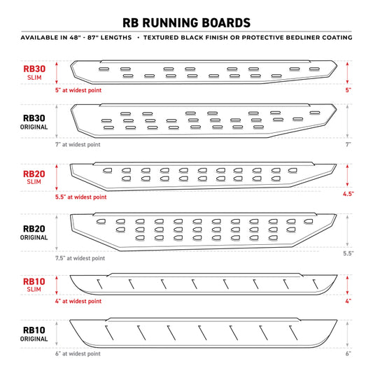 Go Rhino 18-20 Jeep Wrangler JLU Brackets for RB Running Boards