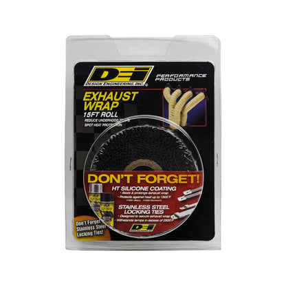 DEI Exhaust Wrap 1in x 15ft - Black