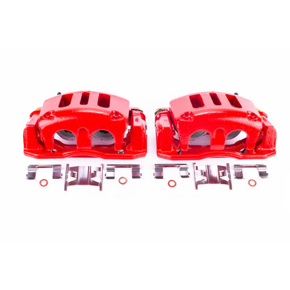 Power Stop 98-02 Ford Crown Victoria Front Red Calipers w/Brackets - Pair