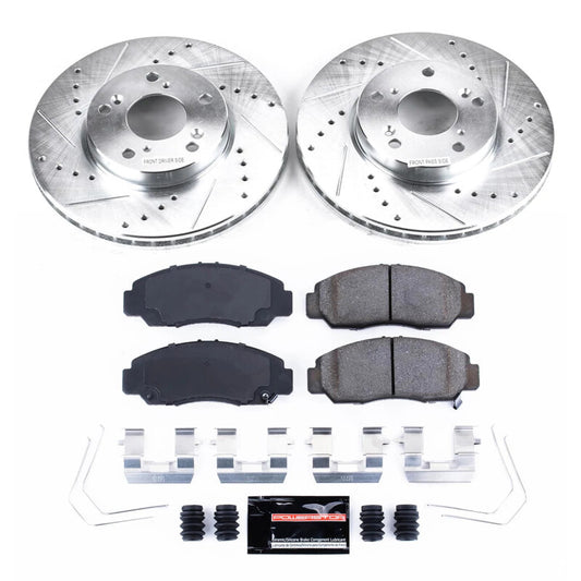 Power Stop 06-11 Honda Civic Front Z23 Evolution Brake Kit