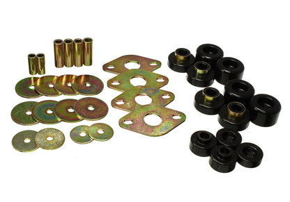 Energy Suspension 01-04 Toyota Tacoma Prerunner Body Bushing Mount Set - Black