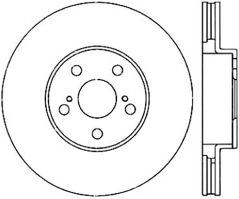 Stoptech 01-05 Toyota Celica GT & GT-S/05-09 Scion tC Front CRYO-STOP Rotor