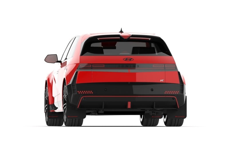 Rally Armor 2025 Hyundai Ioniq 5 N Black Mud Flap w/Red Logo