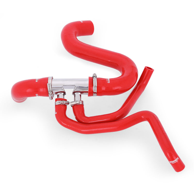 Mishimoto 2015+ Ford Mustang GT Silicone Lower Radiator Hose - Red