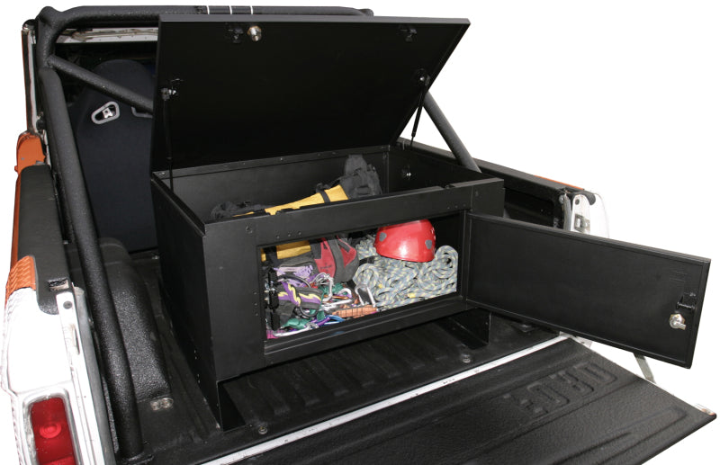 Tuffy Rear Cargo Lockbox Steel Black