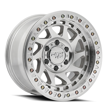 Dirty Life 9313 Enigma Race 17x9 / 6x139.7 BP / -12mm Offset / 106mm Hub Machined Wheel