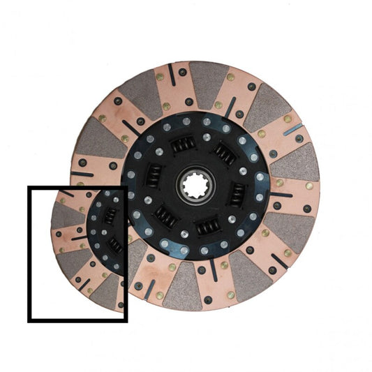 McLeod Disc Dual Perf. Sprung Hub 10.5in X 1-1/8 X 26 Spline Reverse Hub