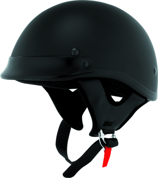 Skid Lids Traditional Helmet Flat Black - Small