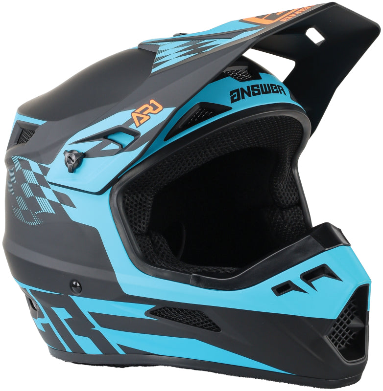 Answer AR1 Sweep Helmet Black/Astana/Hyper Orange Youth - Small