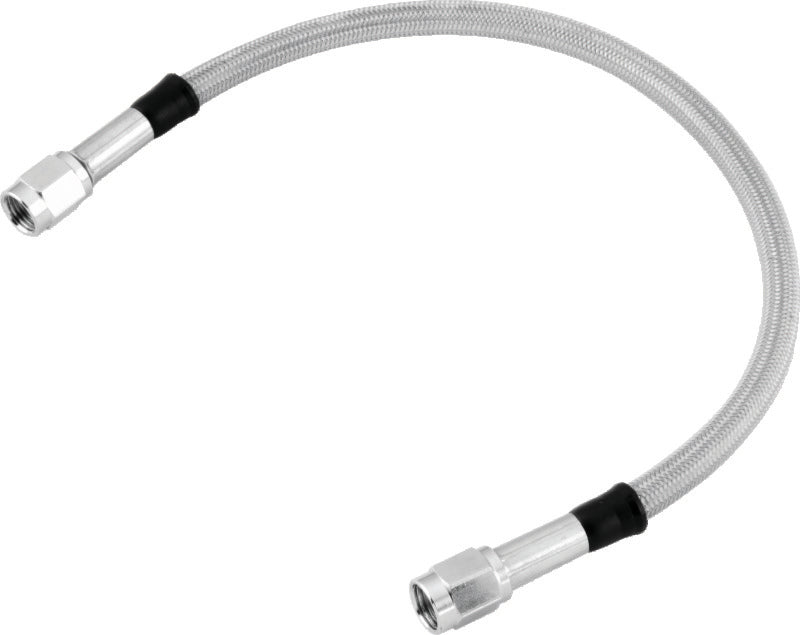 Twin Power 46 Inch Clear Coated Dot Stainless Steel Brake Hose AN-3