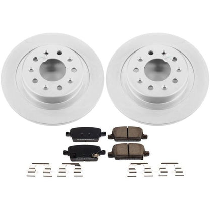 Power Stop 16-18 Chevrolet Malibu Rear Z17 Evolution Geomet Coated Brake Kit