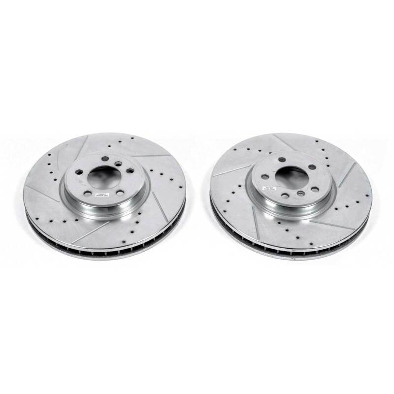 Power Stop 11-18 BMW X5 Front Evolution Drilled & Slotted Rotors - Pair