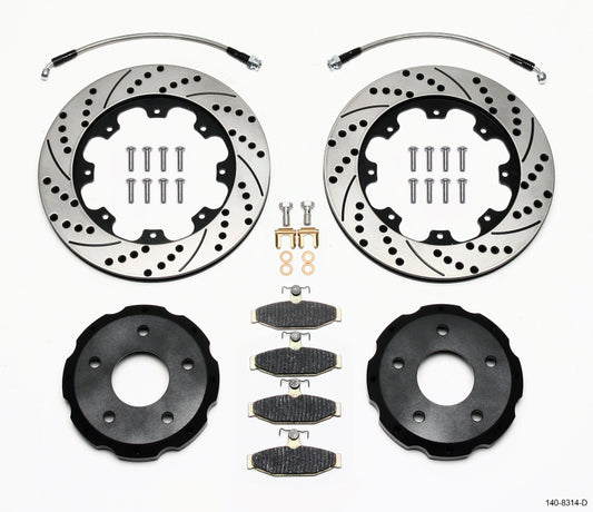 Wilwood Pro-Matrix Rear Kit Drilled 88-96 Corvette C4