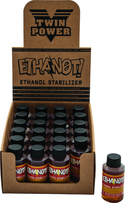 Twin Power Ethanot! Ethanol Stabilizer 2 Oz 24 Pack Countertop Display