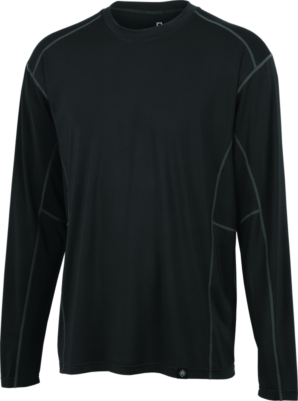 FIRSTGEAR Base Layer Shirt Lightweight Long-Sleeve Dark Grey - Small