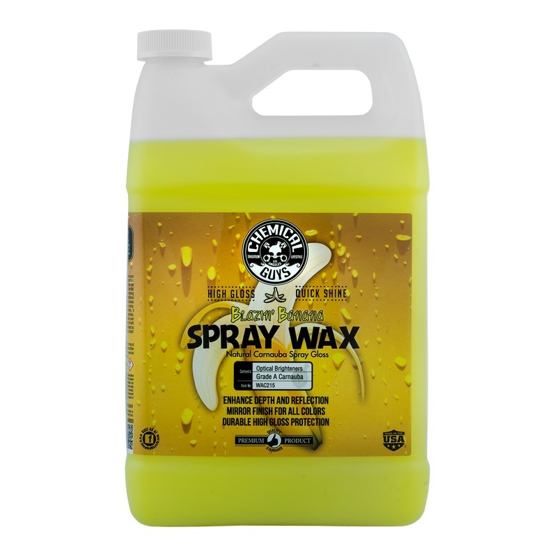 Chemical Guys Blazin Banana Carnauba Spray Wax - 1 Gallon