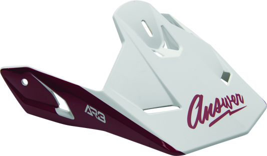 Answer AR3 Pace Visor - White/Berry/Orange