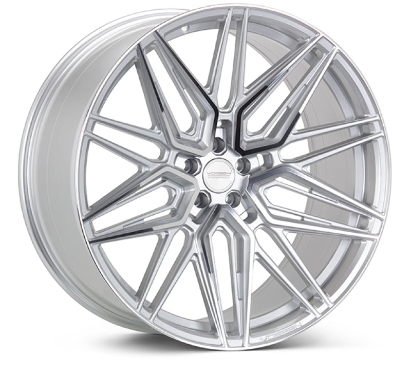 Vossen HF-7 21x12 / 5x120 / ET52 / Deep Face / 72.56 - Silver Polished Wheel