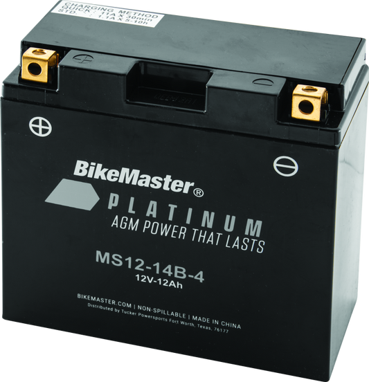 BikeMaster AGM Battery - MS12-14B-4