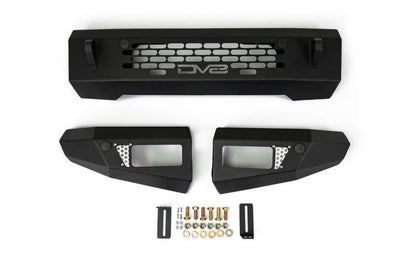 DV8 Offroad 2021+ Ford Bronco Bumper- Accommodates 20in Dual Row Light Bar & (4) 3in Pod Light Mount