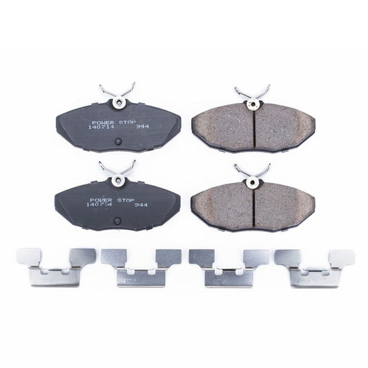 Power Stop 03-05 Jaguar S-Type Rear Z17 Evolution Ceramic Brake Pads w/Hardware